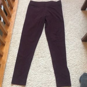 Leggings Aerie Maroon size M